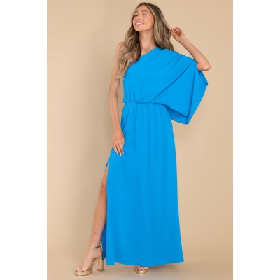 Get Obsessed Blue Maxi Dress