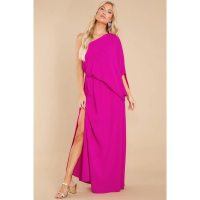 Get Obsessed Fuchsia Maxi Dress