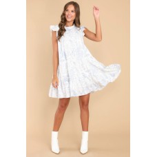 Incredible Moments Blue Print Dress