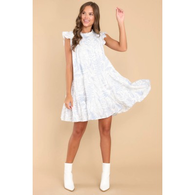 Incredible Moments Blue Print Dress