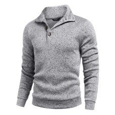 Casual Thermal Texured Knitted Sweatshirt