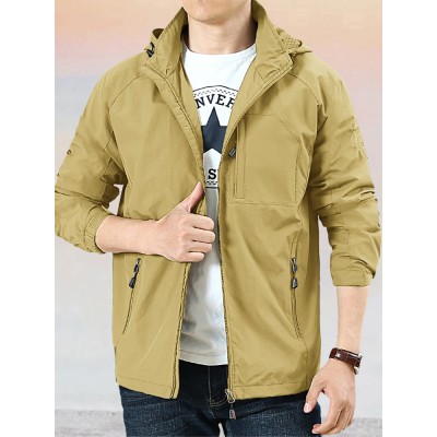 Casual Breathable Outdoor Hooded Jacket