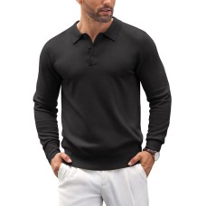 Casual Knit Polo Shirts