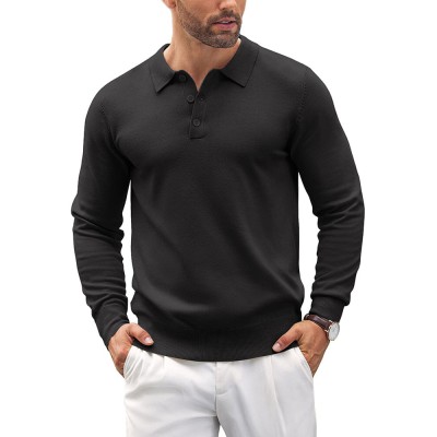 Casual Knit Polo Shirts