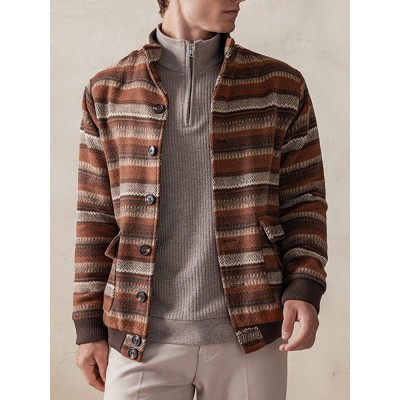 Vintage Stripe Tweed Jacket