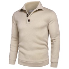Classic Casual Thermal Knitted Sweatshirt
