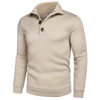 Classic Casual Thermal Knitted Sweatshirt