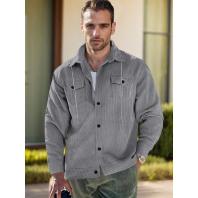 Soft Corduroy Shirt Jacket